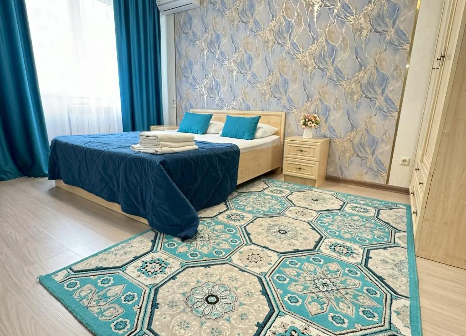 Apartment Жк Лазурный Квартал 2Х Комнатная Новая Квартира Nur-Sultan